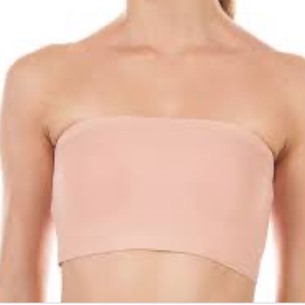 Free people pink salt Nina bandeau bra bandeau